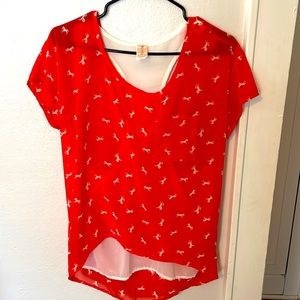 Quicksilver horse blouse